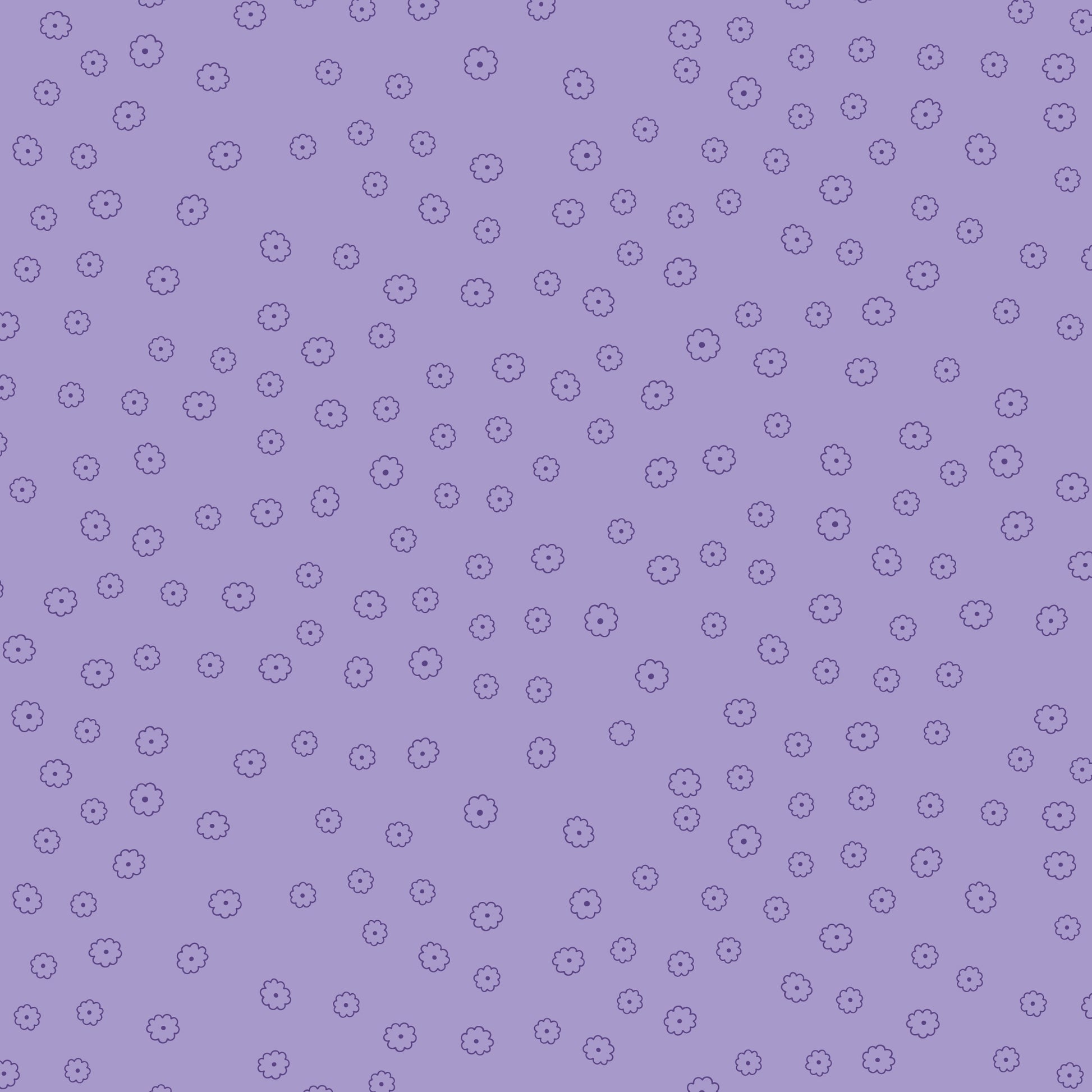 Cloud9-Tiny Flowers Purple-fabric-gather here online