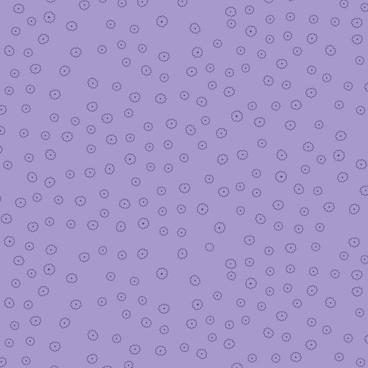 Cloud9-Tiny Flowers Purple-fabric-gather here online