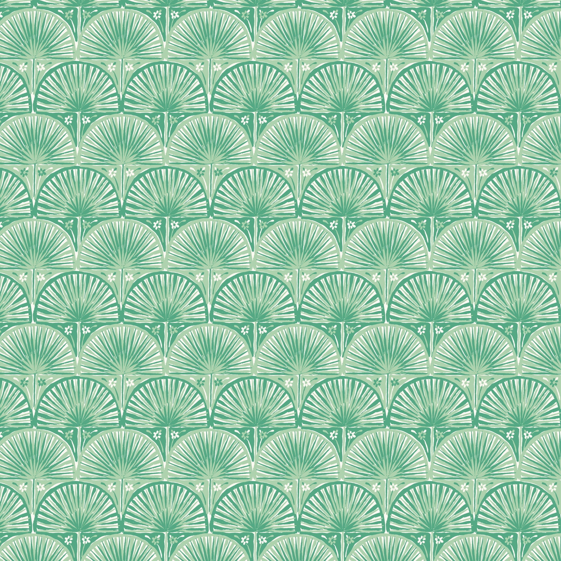 Cloud9-Fan Palm Scallop Green-fabric-gather here online