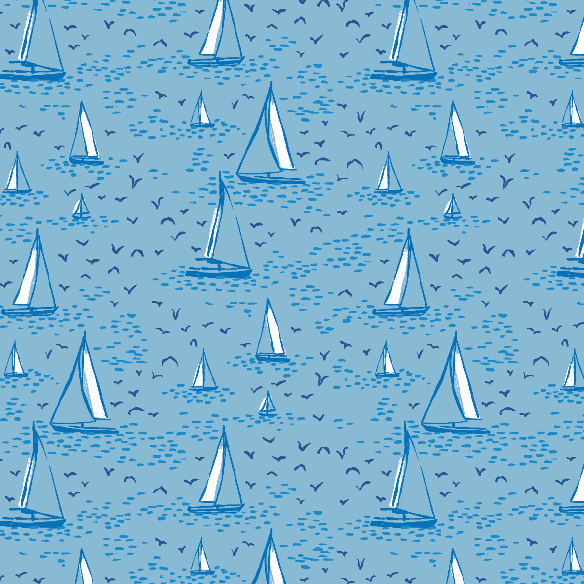Cloud9-Regatta Day-fabric-gather here online