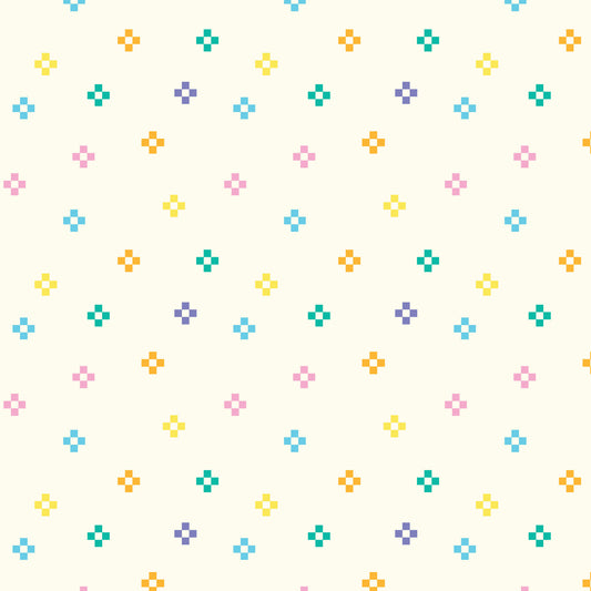 Cloud9-Cosmic Confetti Ivory-fabric-gather here online