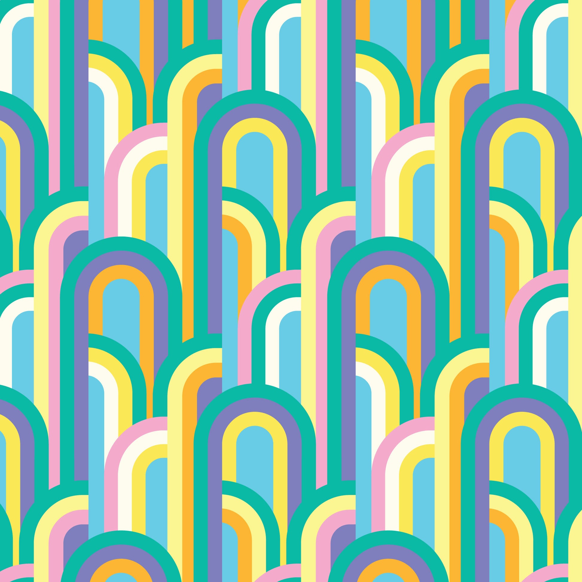 Cloud9-Rainbows Forever Multi-fabric-gather here online