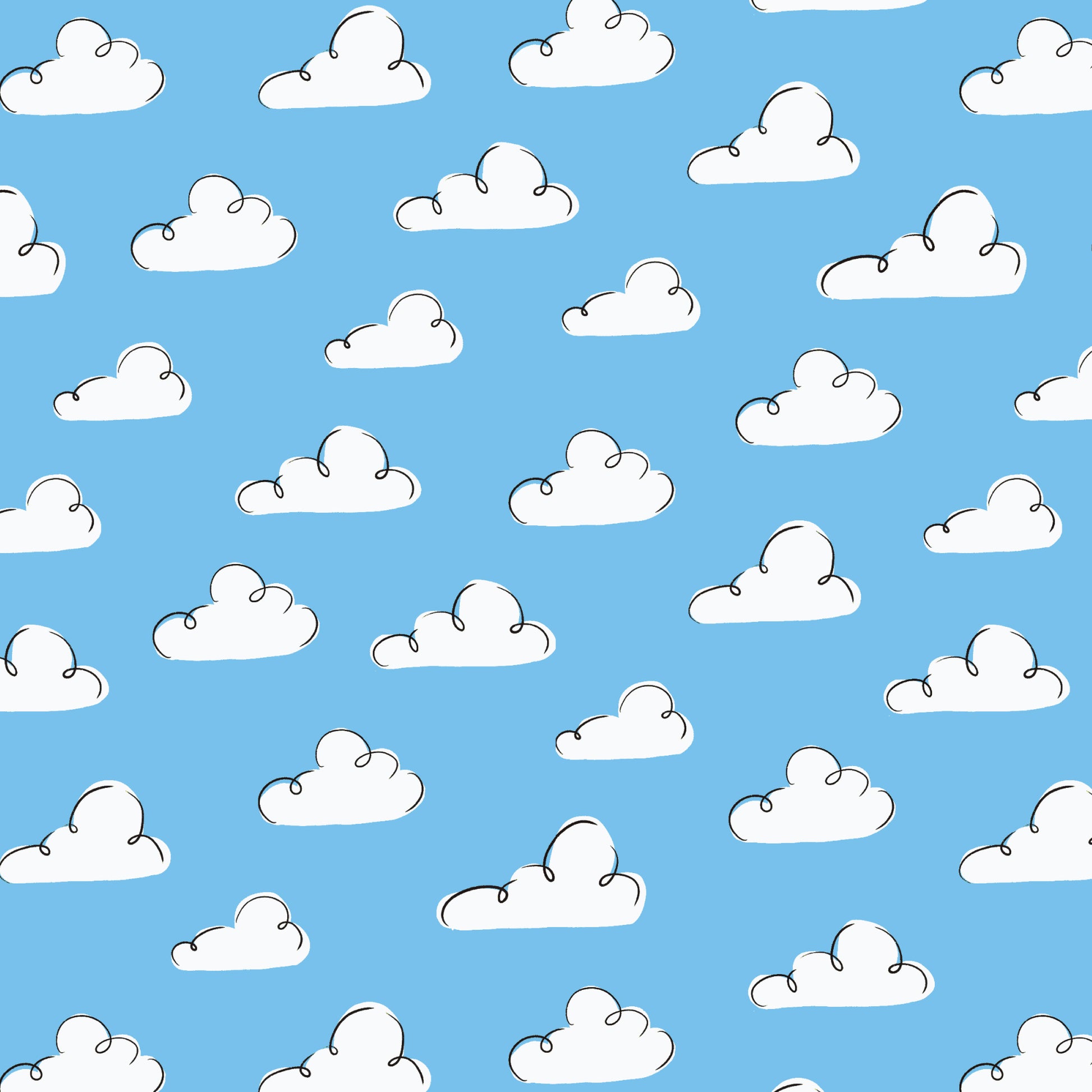 Cloud9-Summer Sky Blue-fabric-gather here online