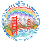 Keller Design Co.-Meet Me in San Francisco Embroidery Kit-embroidery kit-gather here online