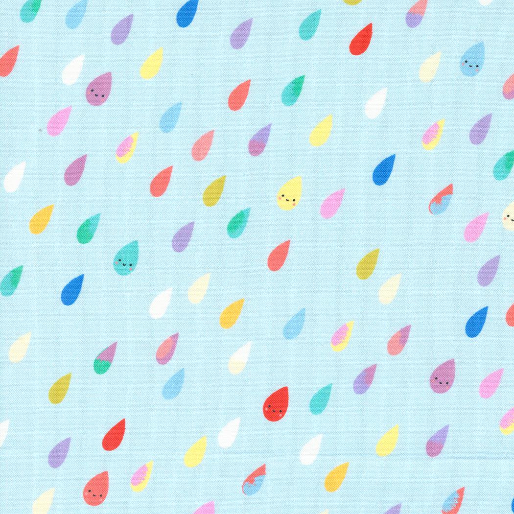 Moda-Raindrops Rain-fabric-gather here online