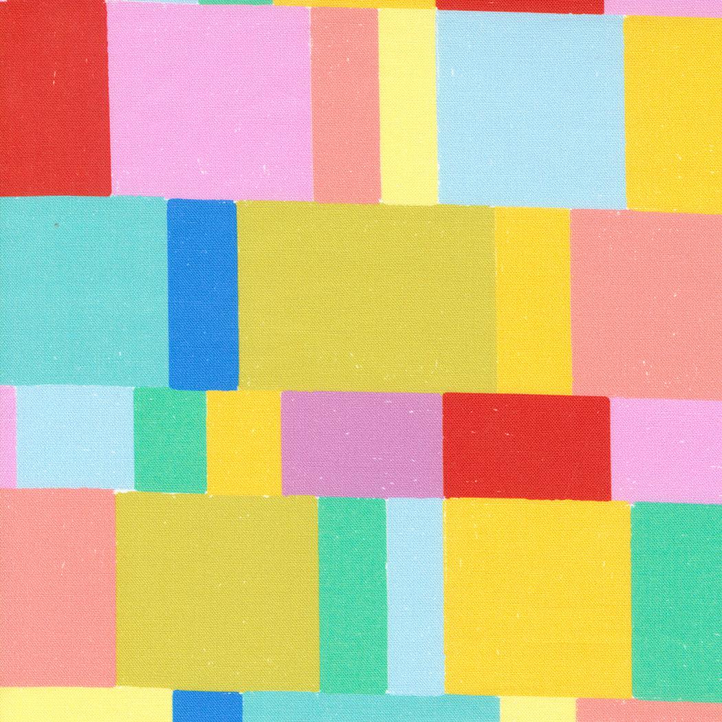 Moda-Color Blocks Rainbow-fabric-gather here online