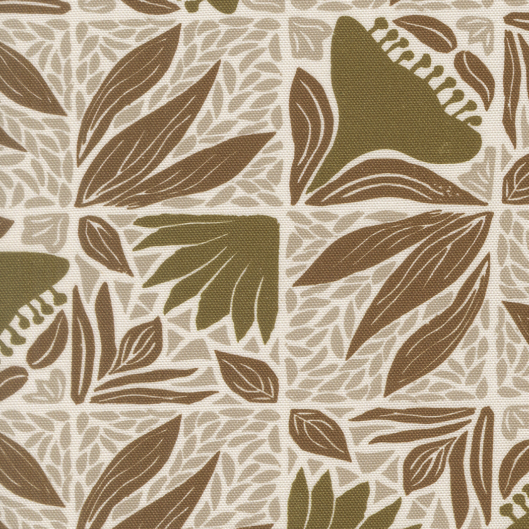 Moda-Painted Tiles Umber Canvas-fabric-gather here online