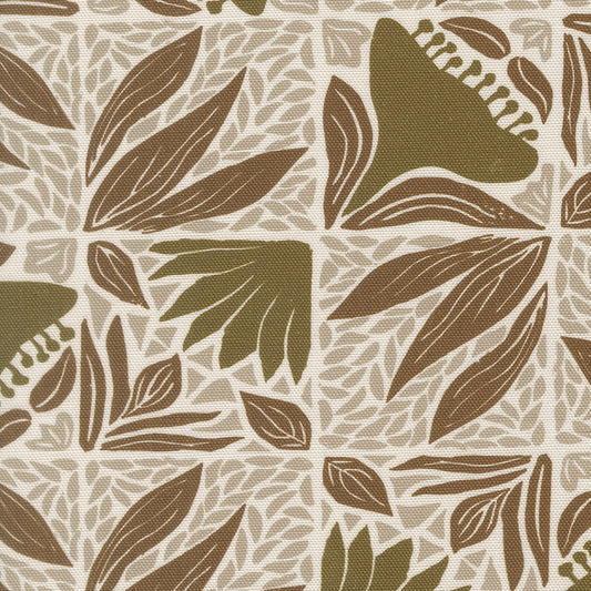 Moda-Painted Tiles Umber Canvas-fabric-gather here online