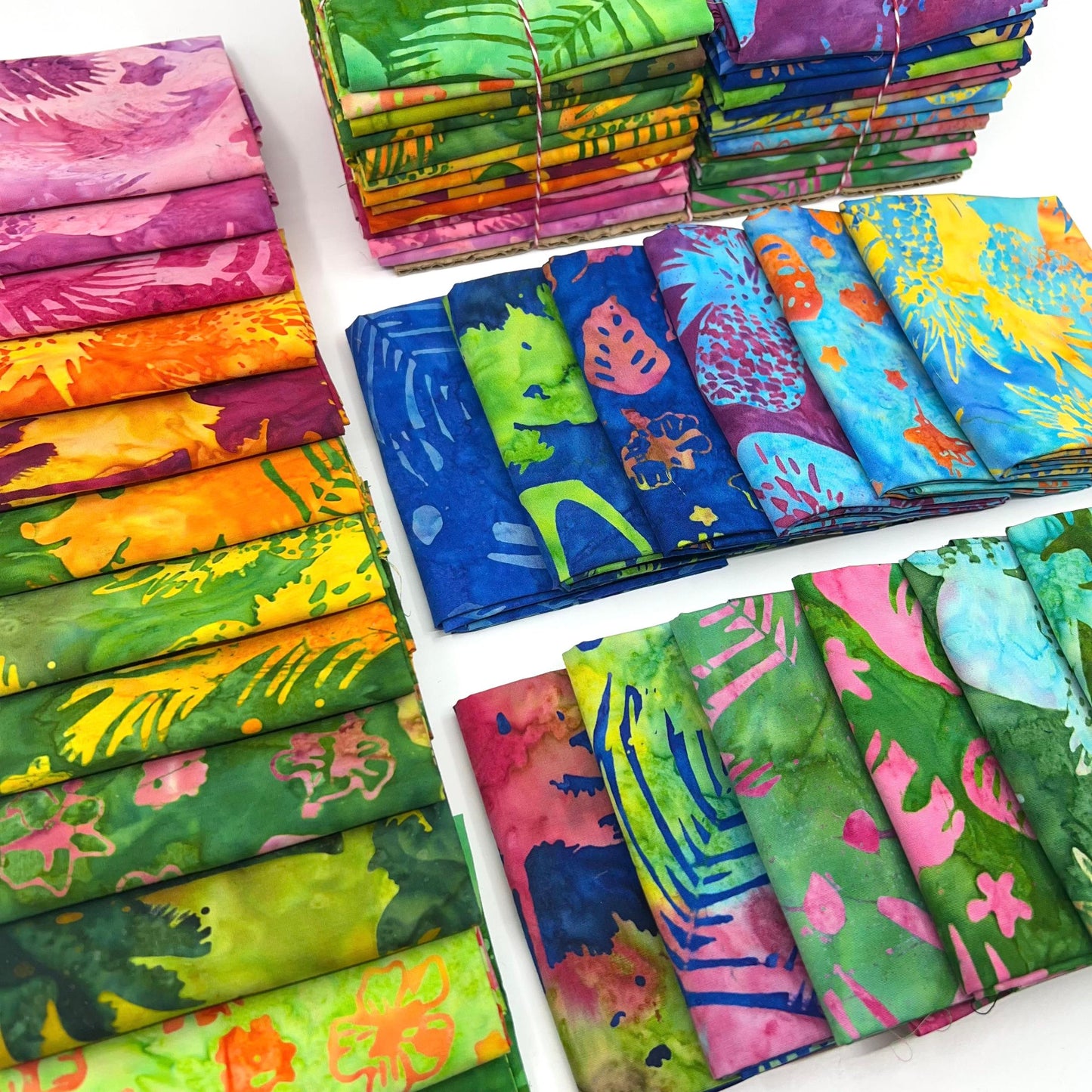 Fat Quarter Bundle of Artisan Batiks: Tropic Flora (24 Pieces)