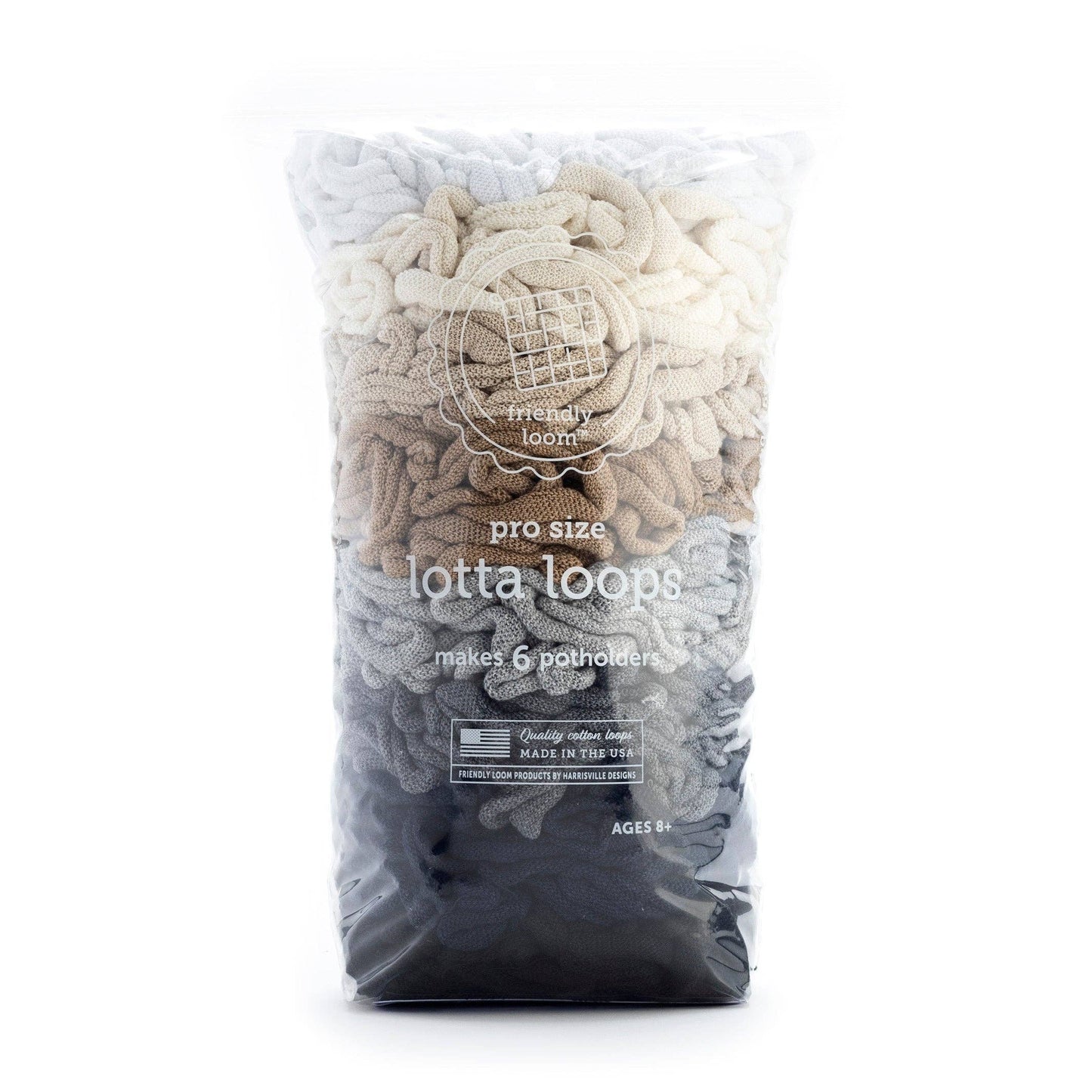 Friendly Loom-Lotta Loops - PRO-craft notion-Neutrals-gather here online