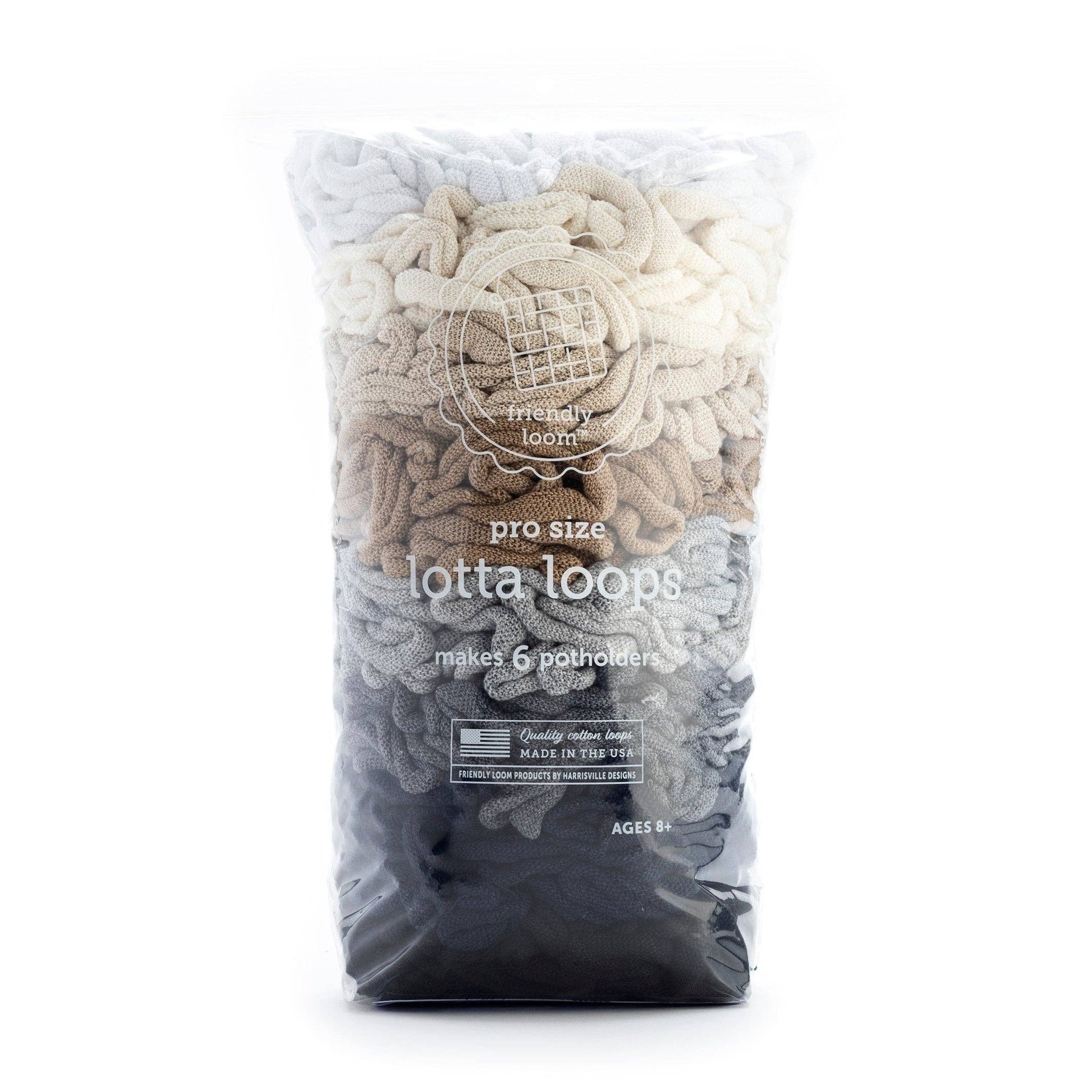 Friendly Loom-Lotta Loops - PRO-craft notion-Neutrals-gather here online