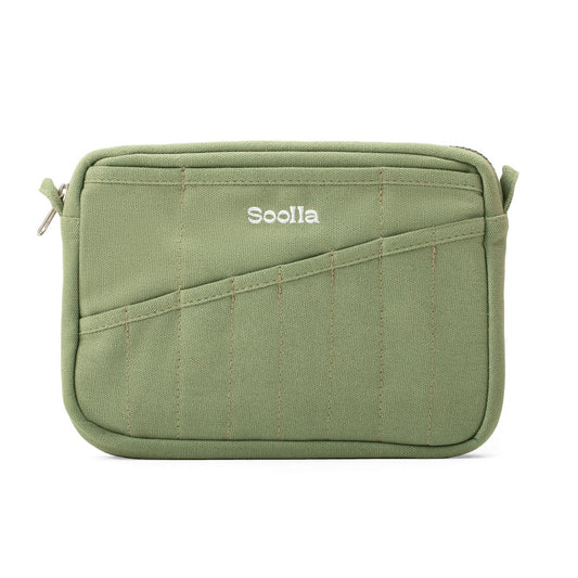 Soolla-Soolla Studio Pouch - Ganja Green-craft organizer-gather here online