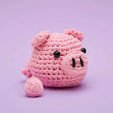 The Woobles-Bacon the Pig Beginner Crochet Kit-knitting / crochet kit-gather here online