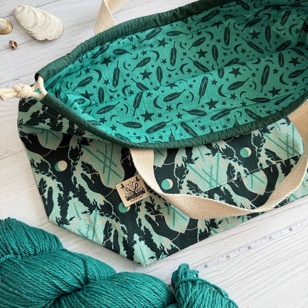 Home Row Handcraft-Drey Project Bag - Song of The Sea-craft organizer-gather here online