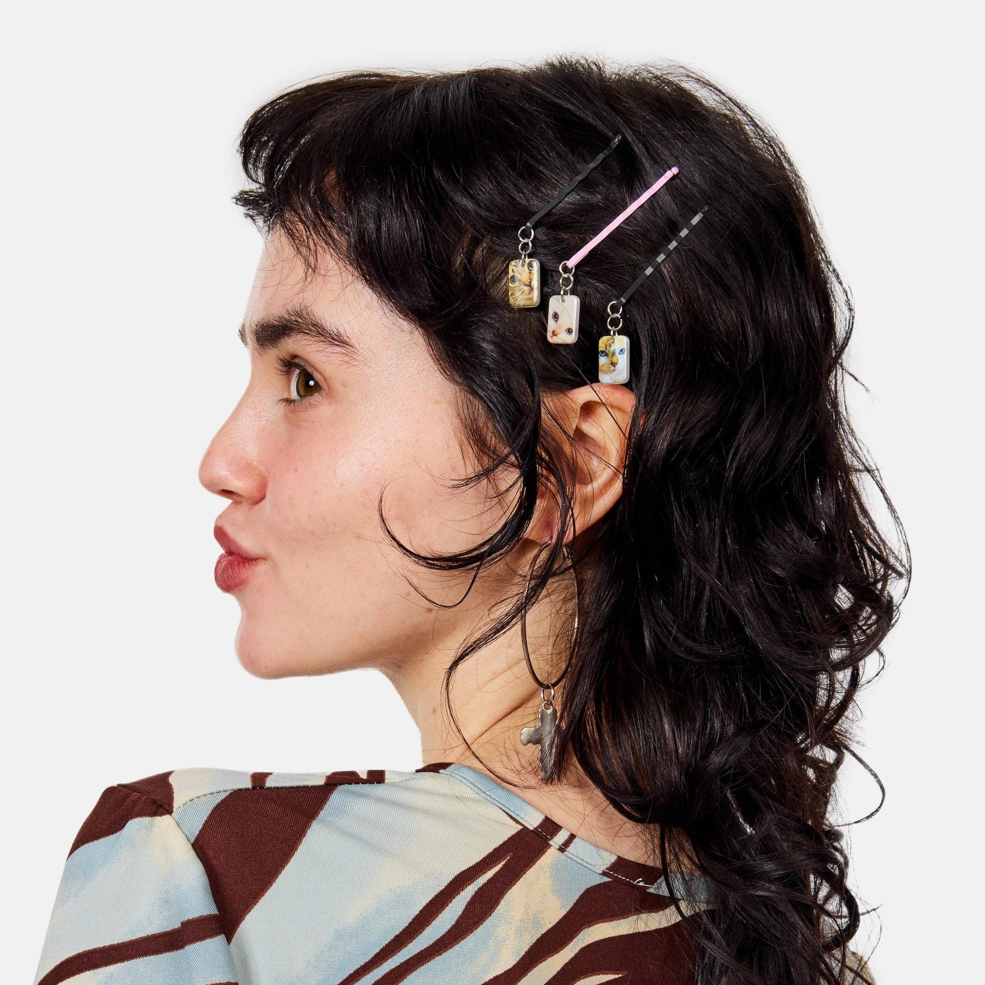 CHUNKS-Kitty Bobby Pins-accessory-gather here online