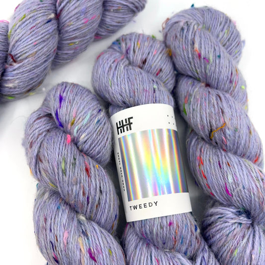 Hedgehog Fibres-Tweedy Amethyst-yarn-gather here online