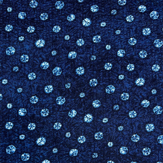 Kokka-Crinkle Indigo Bursts on Seersucker-fabric-gather here online