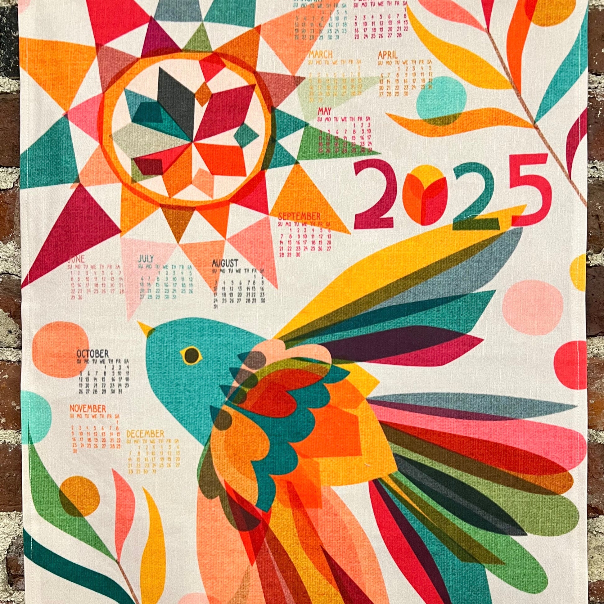 2025 Tea Towel Calendar Joy Hope Peace gather here online