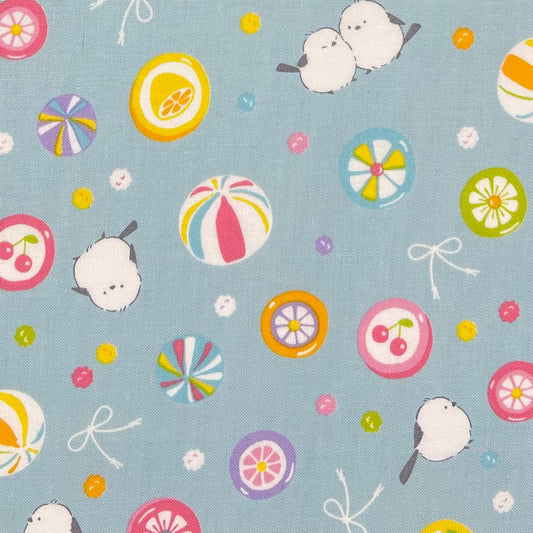 Cosmo-Summer Lovin' Birds on Cotton Sheeting-fabric-gather here online