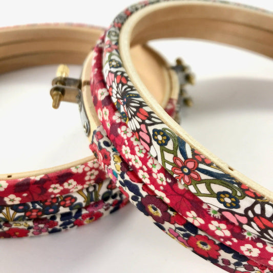 Stitchkits Crafts-6" Embroidery Hoop Collection - Deep Red Set-embroidery notion-gather here online