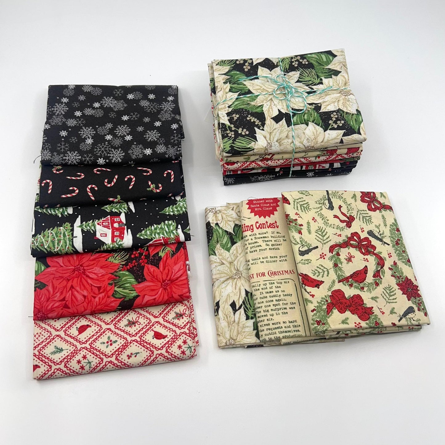 Fat Quarter Bundle of Holiday Cheer (8 Pieces)