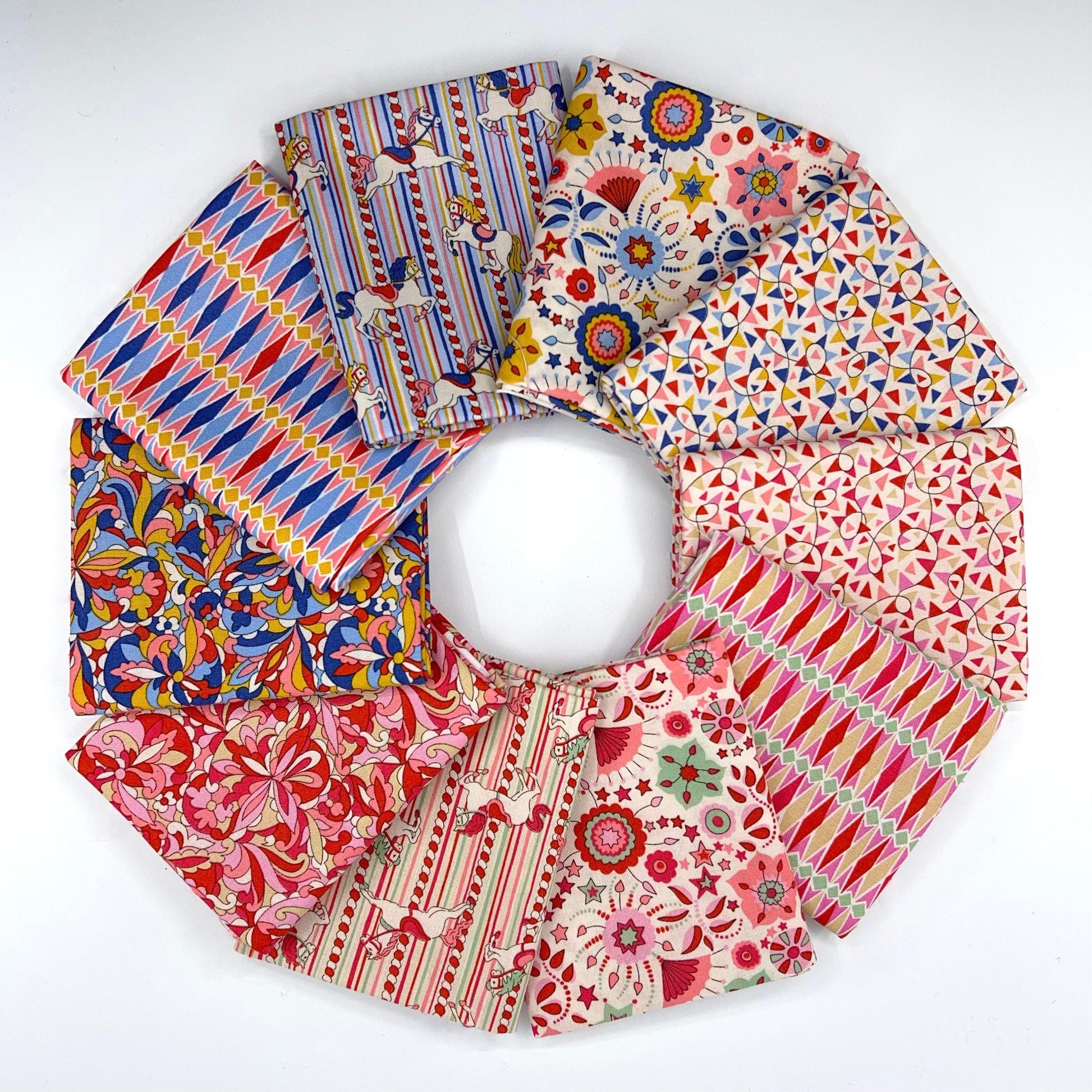 Liberty Fabrics-Fat Quarter Bundle of Summer Fair (10 Pieces)-fat quarters-gather here online
