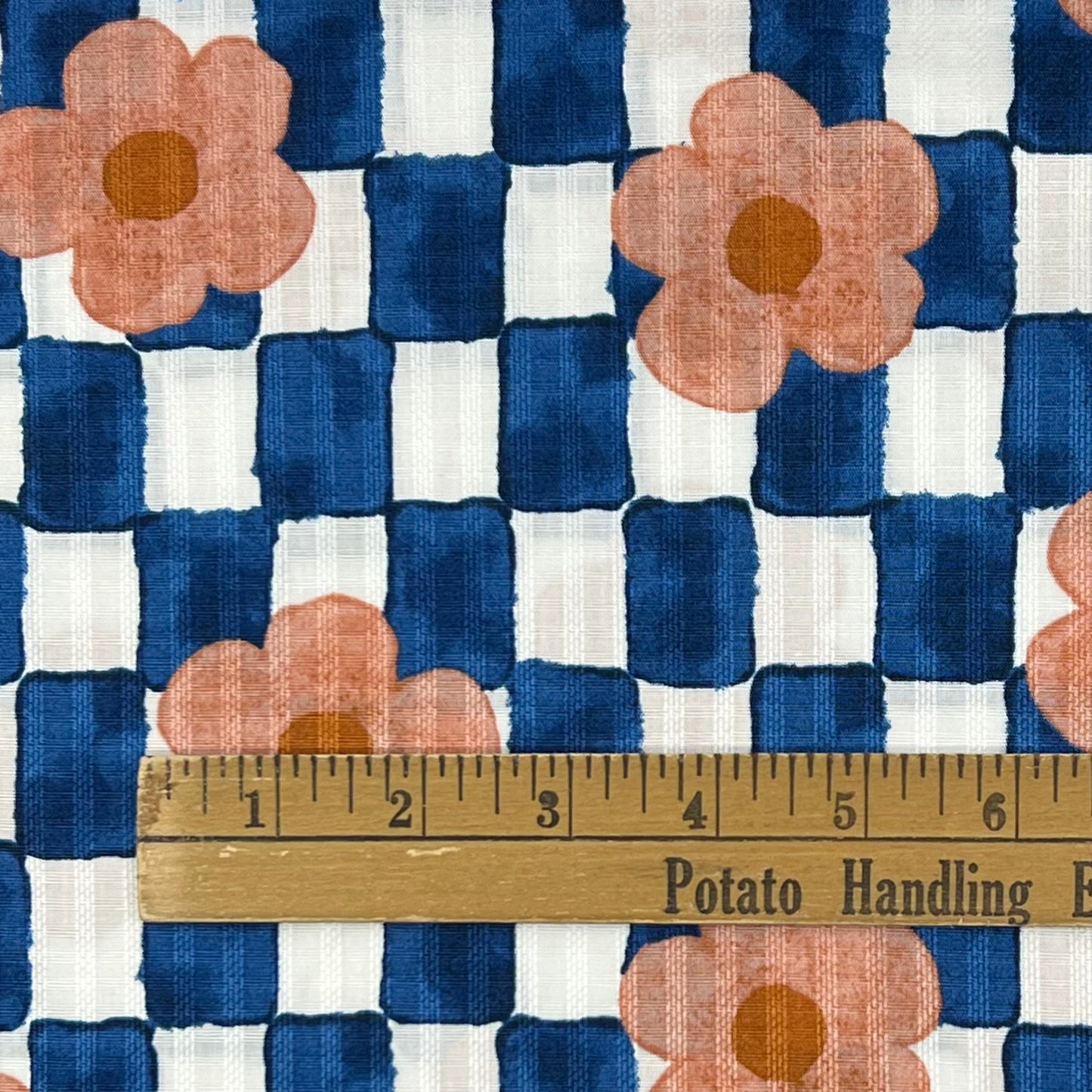 Westex-Picnic Flowers on Cotton Dobby-fabric-gather here online