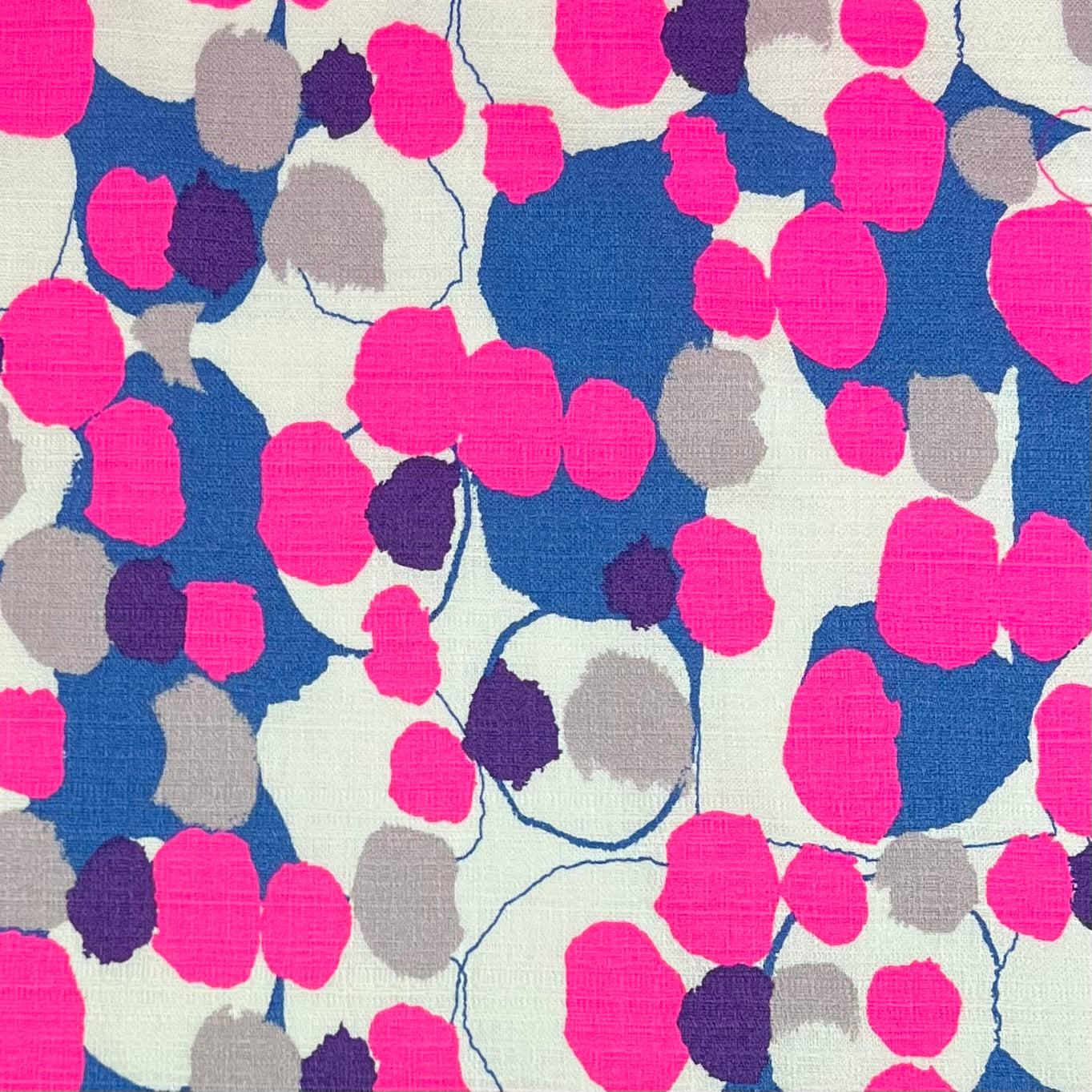 Hokkoh-Balancing Stones Bright Pink on Cotton-fabric-gather here online