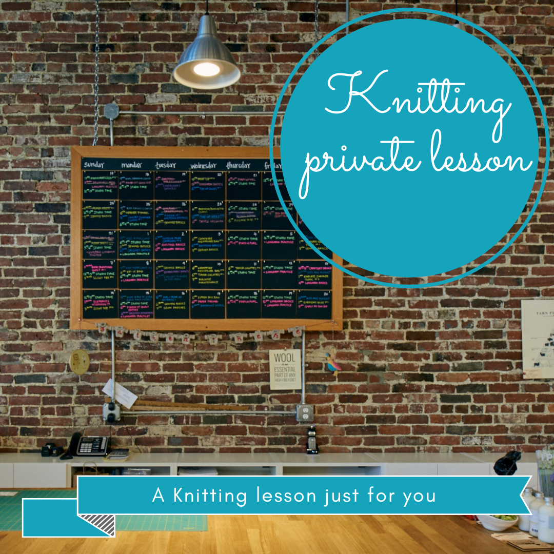 gather here classes-Knitting Private Lessons-class-1 hour-gather here online