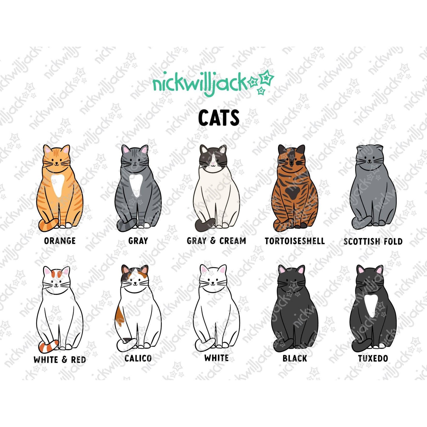 Nickwilljack-DIY Beginner Cat Sewing Kit-sewing kit-gather here online