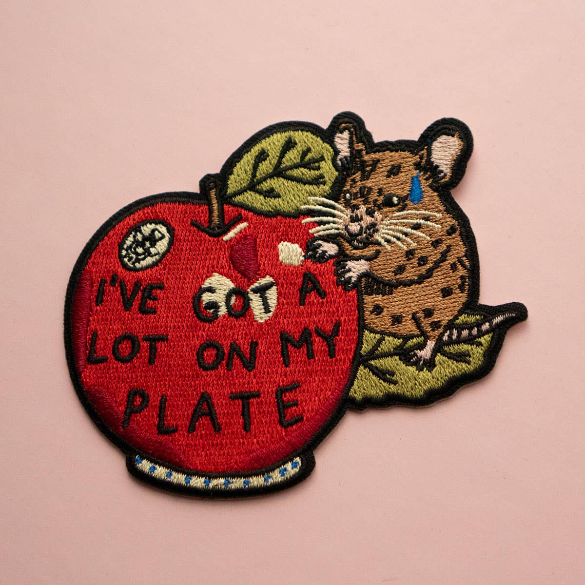 Stay Home Club-A Lot On My Plate - Sticky Patch-accessory-gather here online