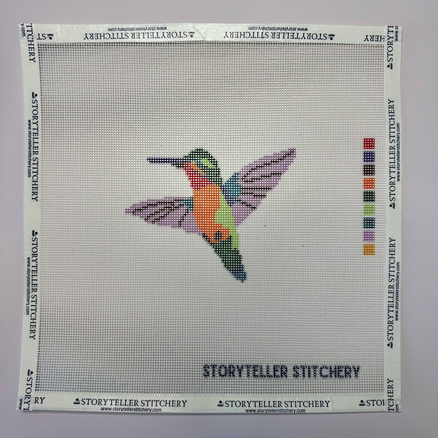 Storyteller Stitchery-Hummingbird Needlepoint Kit-xstitch kit-gather here online