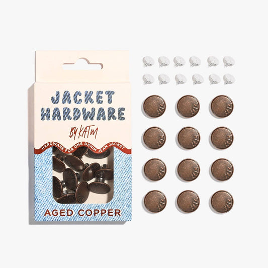 Kylie and The Machine-Jacket Hardware Kit - Aged Copper-hardware kit-gather here online