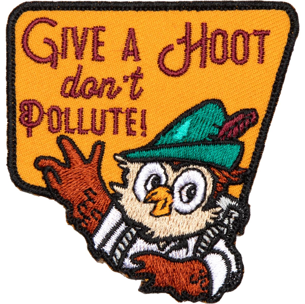 The Landmark Project-Give a Hoot Sew-On Patch-patches + pins-gather here online