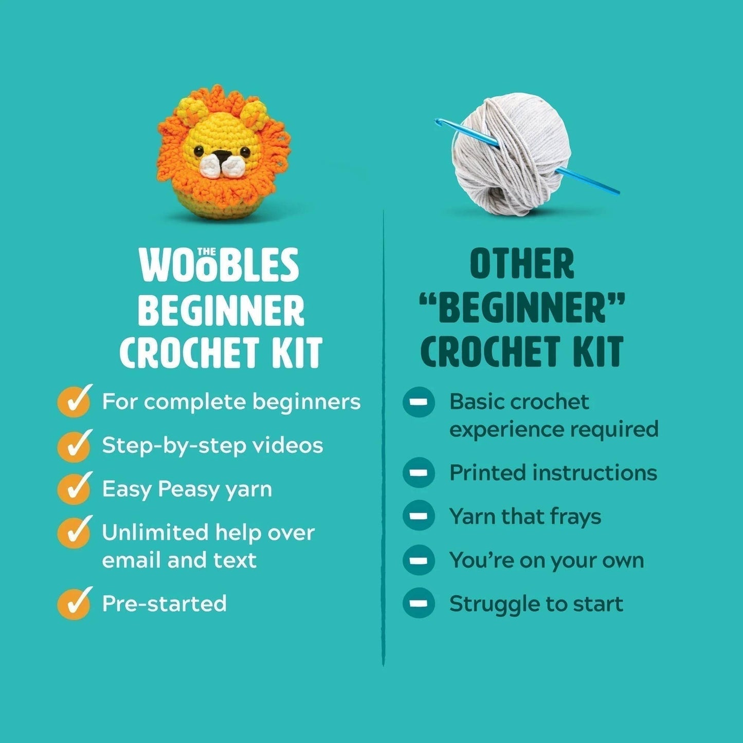 The Woobles-Miffy Beginner Crochet Kit-knitting / crochet kit-gather here online