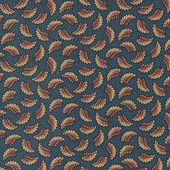 Moda-Ferns on Teal-sale fabric-gather here online