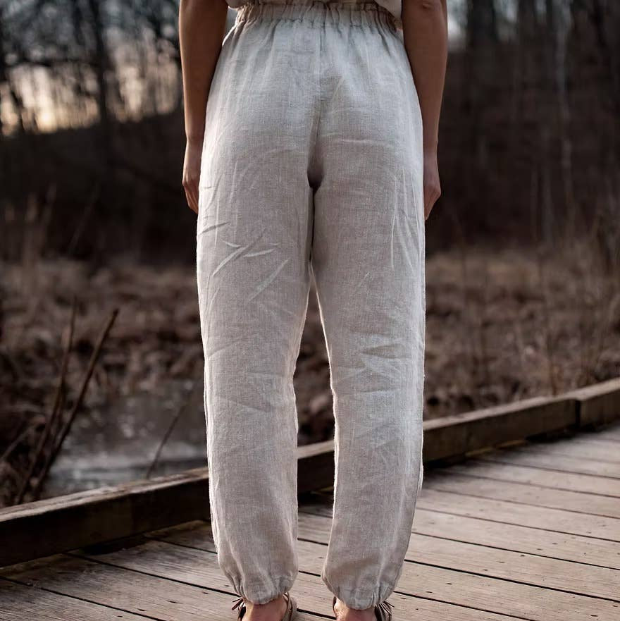 Charlie Darwin Textiles-Olene Pants Pattern-sewing pattern-gather here online
