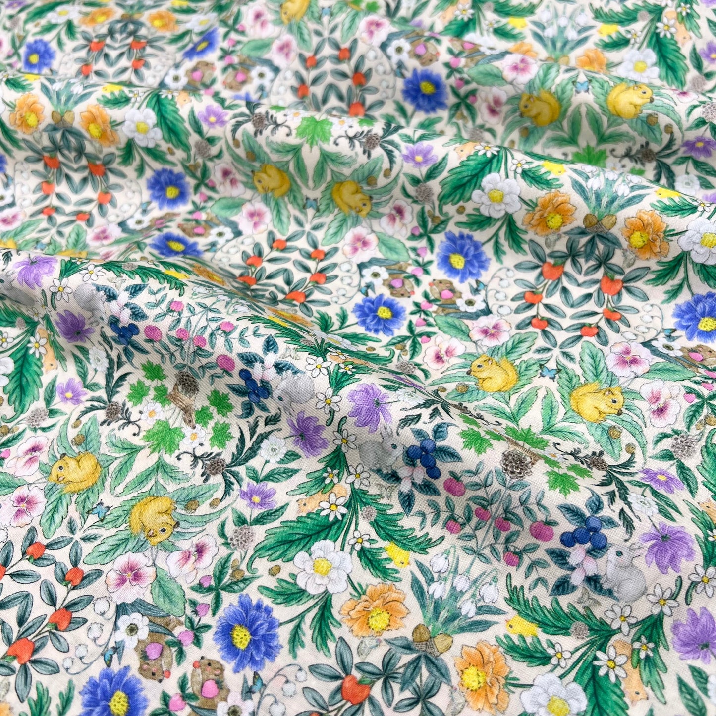 Hokkoh-Natural Symmetry on Cotton Lawn-fabric-gather here online