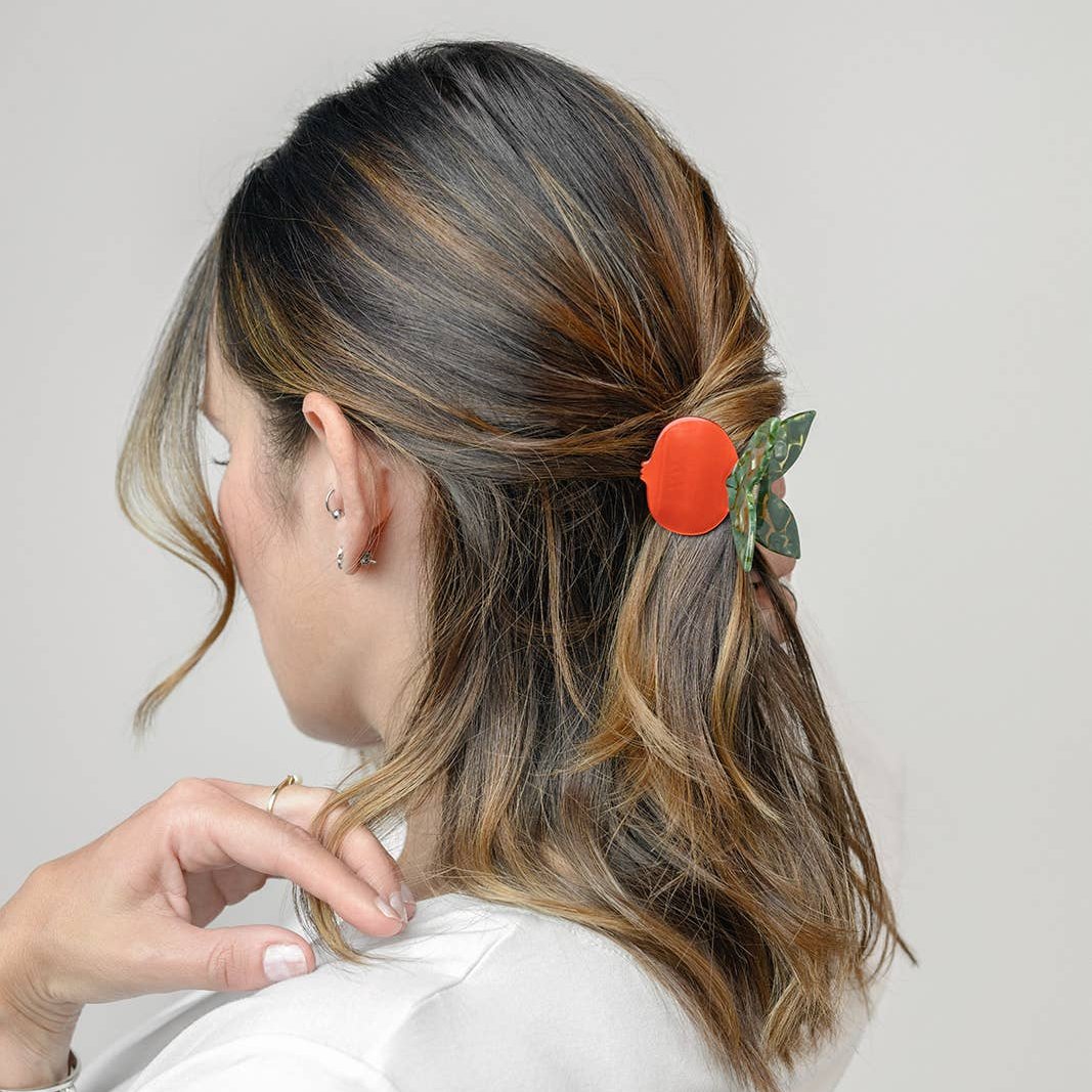 WINONA IRENE-Red Pomegranate Hair Claw-accessory-gather here online