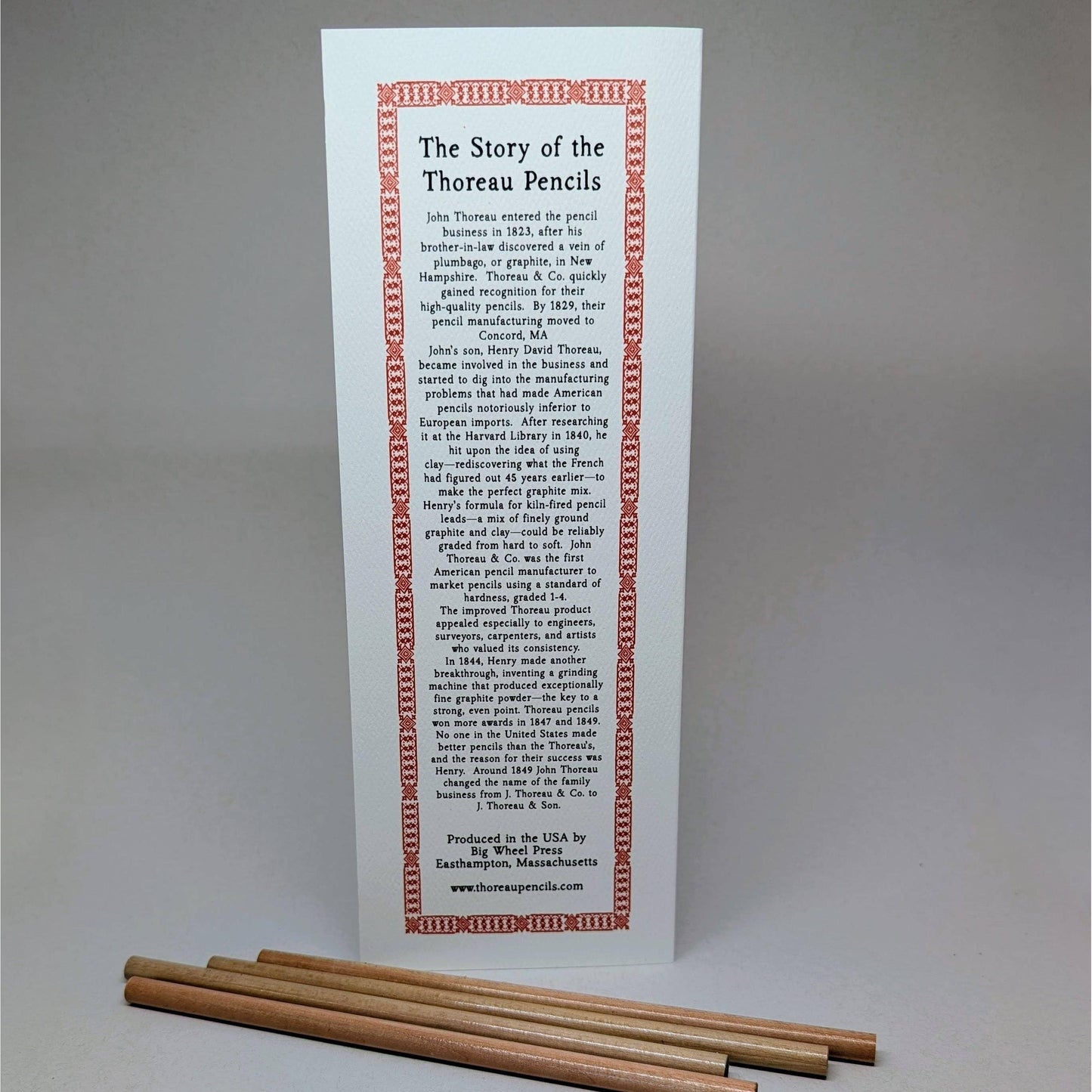 Big Wheel Press-Thoreau & Son - Finest Pencil Set of 4-accessory-gather here online