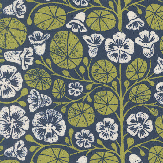 Moda-Nasturium Dusk-fabric-gather here online