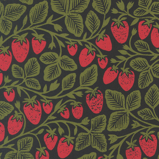 Moda-Strawberry Midnight-fabric-gather here online