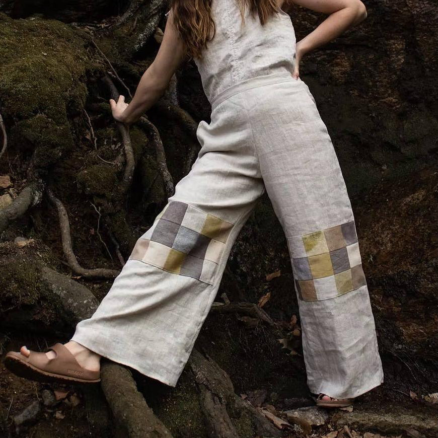 Charlie Darwin Textiles-Swallowtail Pants Pattern-sewing pattern-gather here online