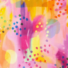 Moda-Collage Dots Sunrise Quilt Back-fabric-gather here online