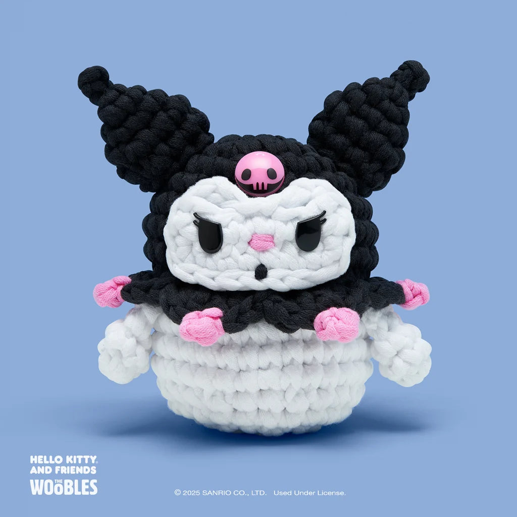 The Woobles-Kuromi™ Crochet Kit-knitting / crochet kit-gather here online