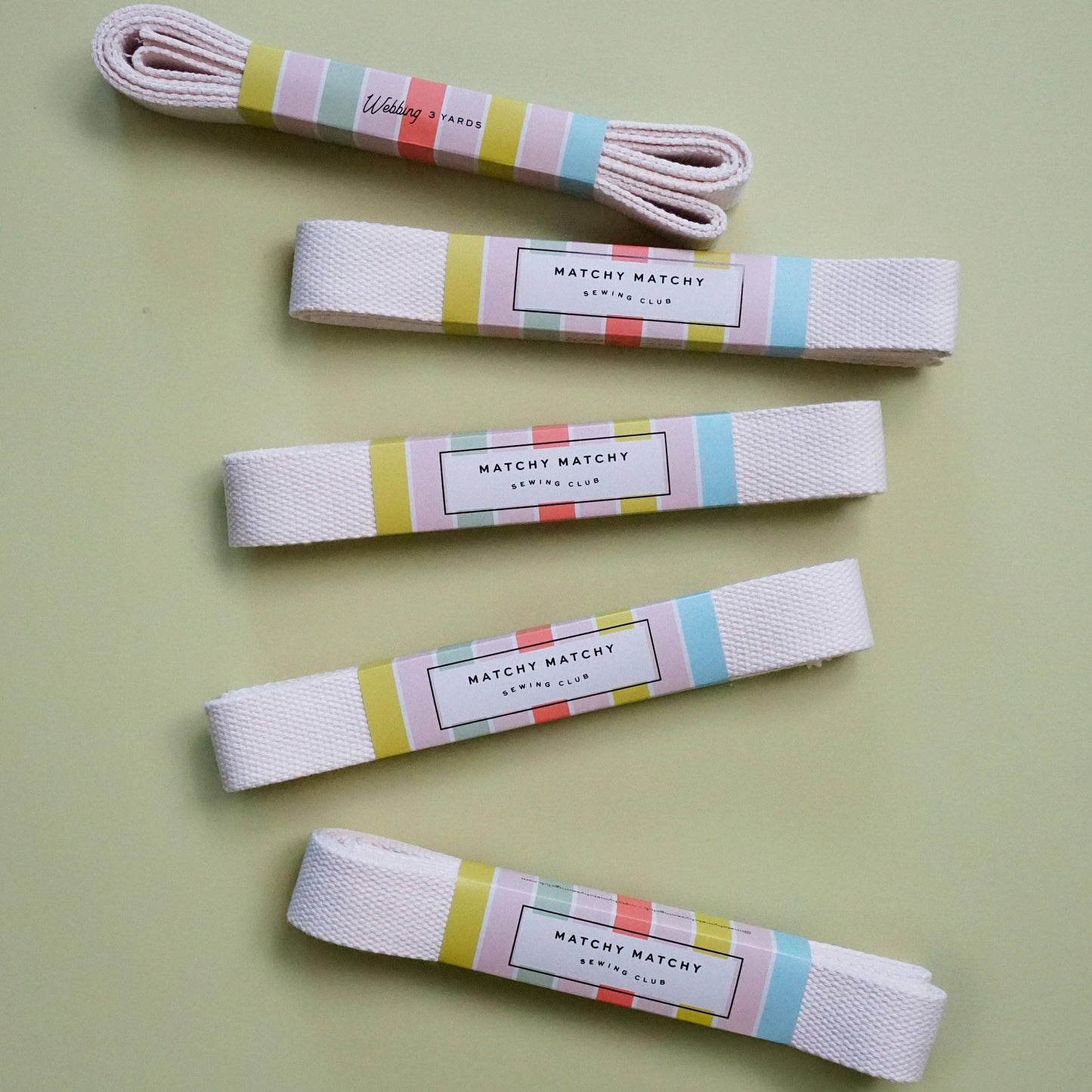 Matchy Matchy Sewing Club-Natural Webbing 1.25"-trim-gather here online