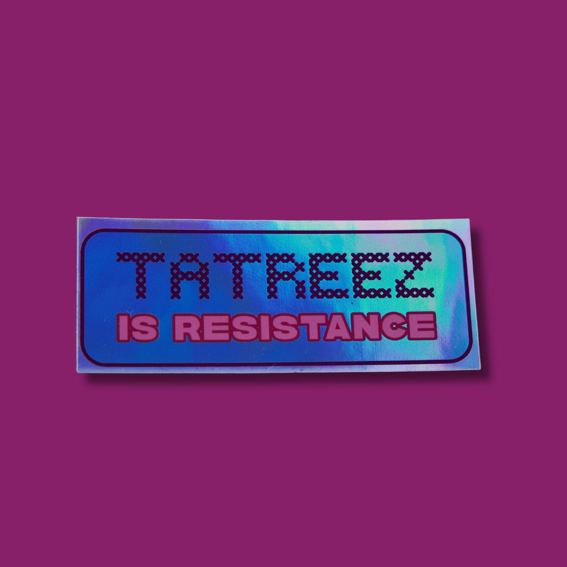 Min Amanne Tatreez Designs-Tatreez is Resistance Sticker-sticker-gather here online