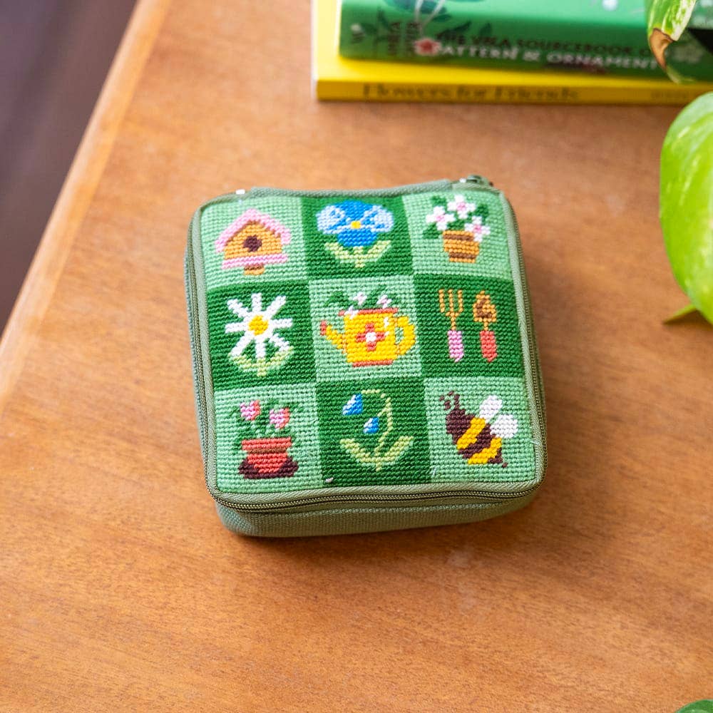 Craft Club-Garden Charms - Needlepoint Pouch Kit-craft kit-gather here online