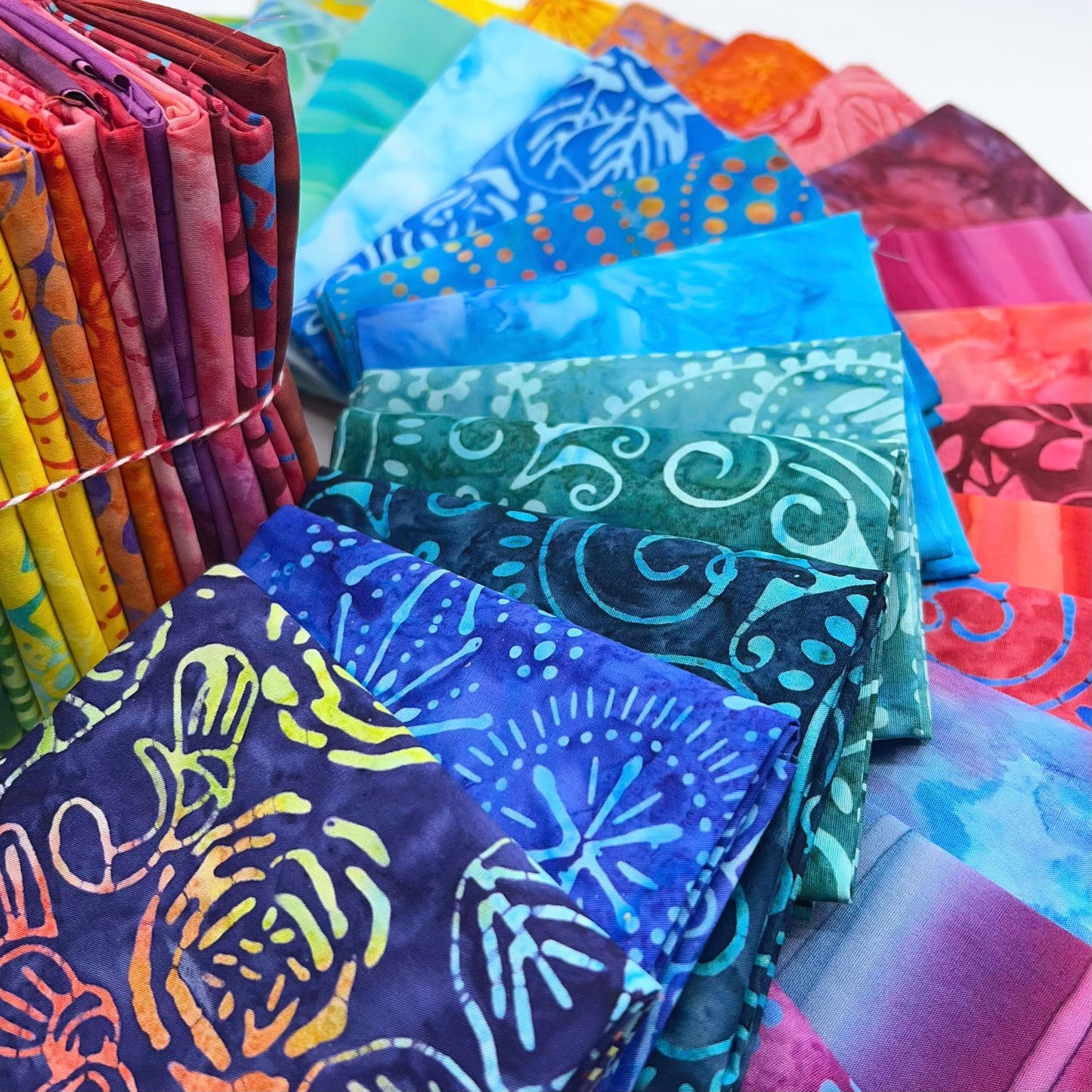 Moda-Fat Quarter Bundle of Sunburst Batiks (30 Pieces)-fat quarters-gather here online