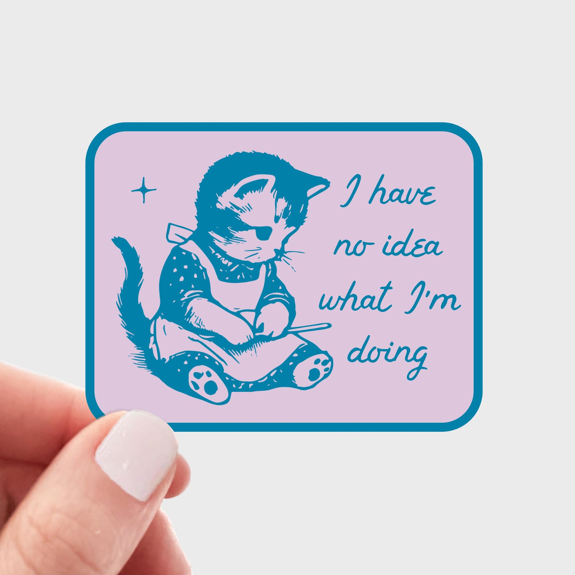 Yarnival-I Have No Idea What I'm Doing Sticker-sticker-gather here online